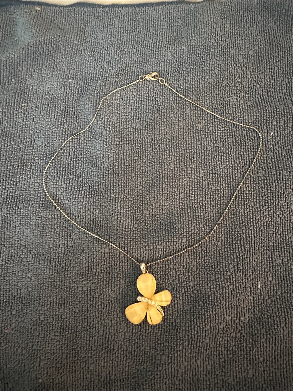 Butterfly pendant necklace